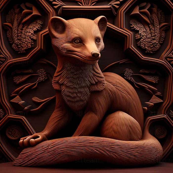 3D model marten (STL)